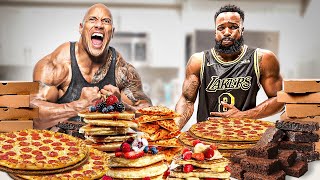 Trying To Eat The Rock's Highest Calorie Cheat Meal For 24 Hours...