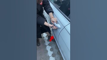 If you can’t open your car door, be sure to try this trick!