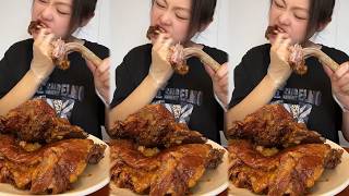 Mukbang food challeng new with real sound #d9mukbang #mukbang screenshot 3