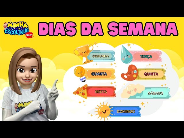 Dias da Semana G4 - Educação Infantil - Videos Educativos - Atividades para Crianças