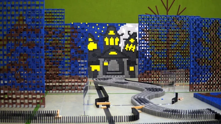 Witch's House in 18,415 dominoes | Halloween Speci...