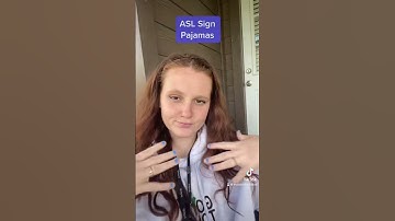 Learn How To Sign Pajamas in ASL for Beginners | American Sign Language #shorts