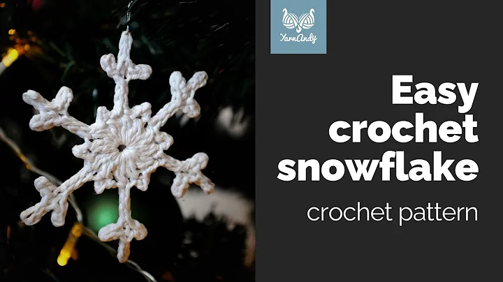 Simple Snowflake Crochet Tutorial