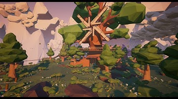 Low Poly VR Environment - Unreal Engine 4