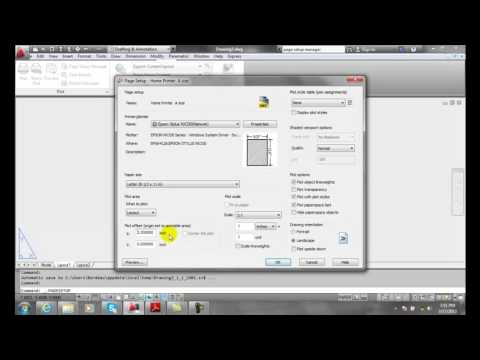 AutoCAD II 28-18 Plot Offset