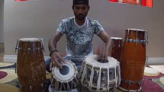 | Jai Jai Shivshankar by Benny Dayal & Vishal-Shekhar | Tabla Cover | Rithik Narayan |