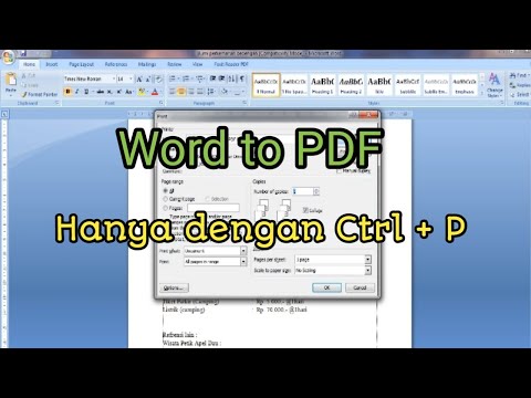 Video: Apakah tujuan Word2PDF?