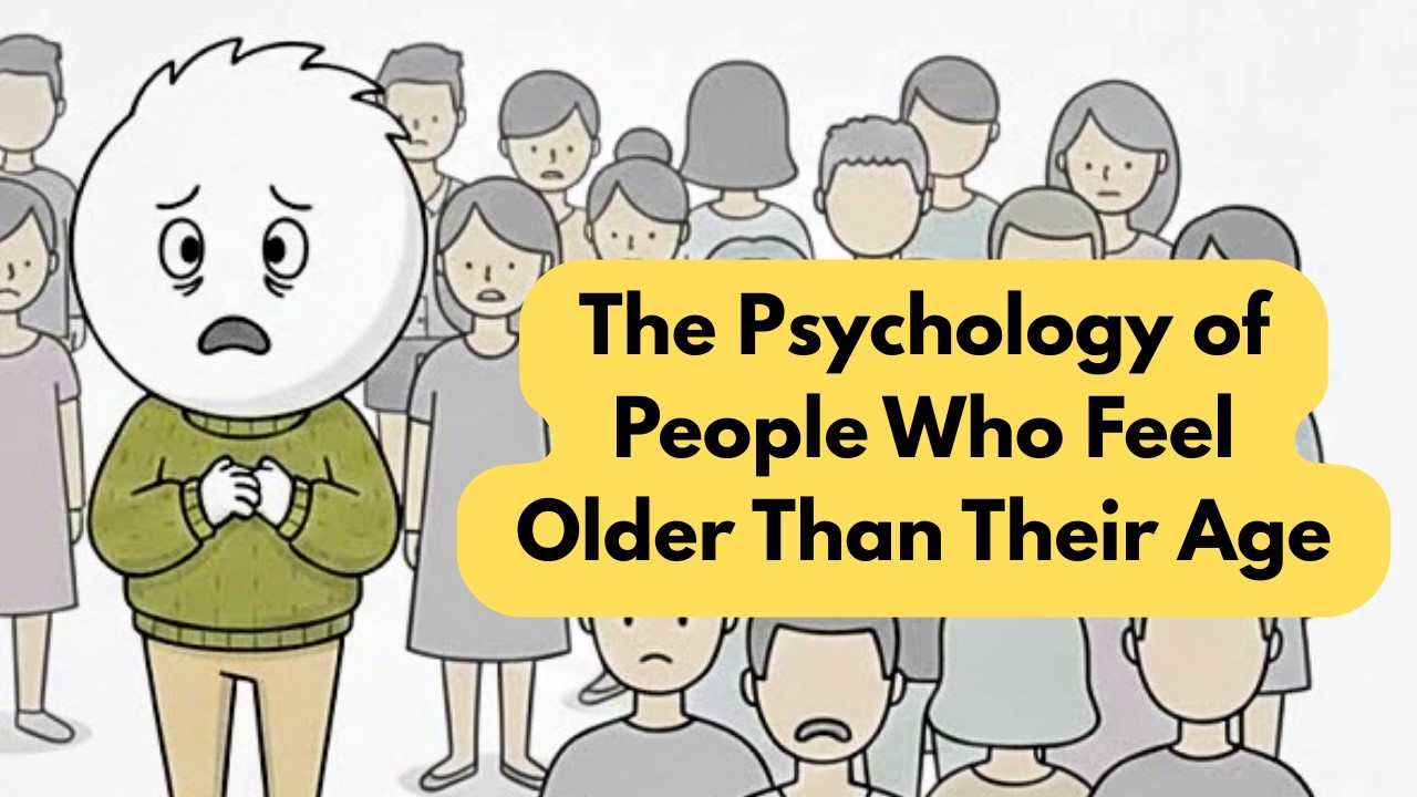 Психологические причины, по которым некоторые люди чувствуют себя старше своего реального возраста.