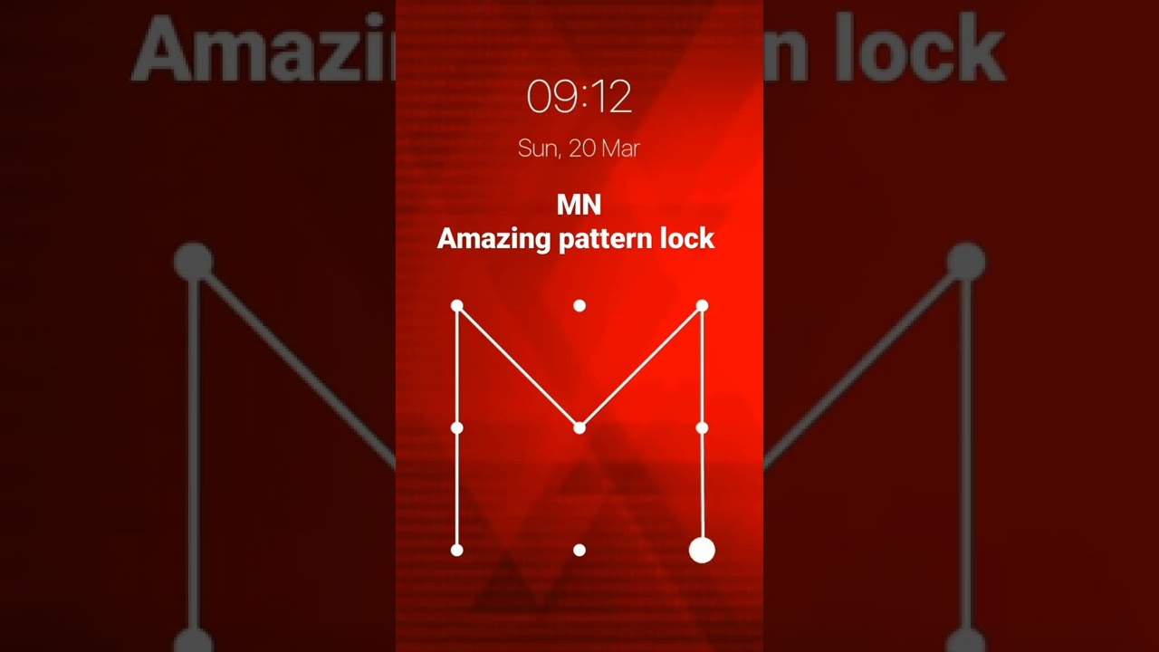 (MN) Amazing pattern lock 