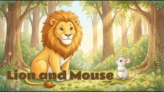 The Lion and the Mouse 🦁🐭 Calm Bedtime Story for Babies &amp; Toddlers