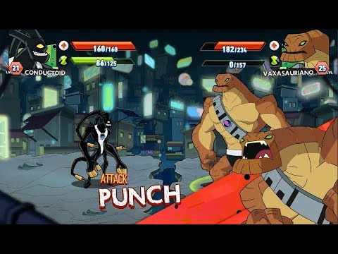 Ben 10 Omniverse - Galactic Champions Conductoid vs Vaxasauriano Part 7 (Cartoon Network Games)