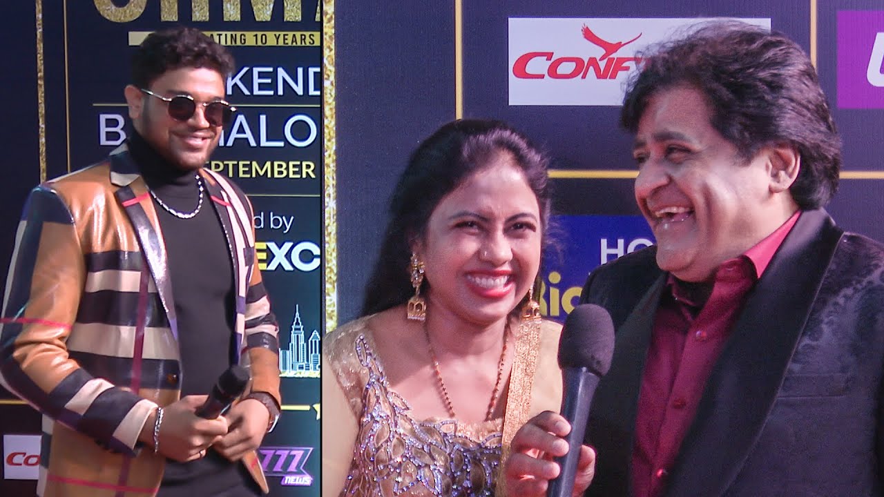Comedian Ali hilarious comedy in Tamil with red carpet anchors at South Movie Awards