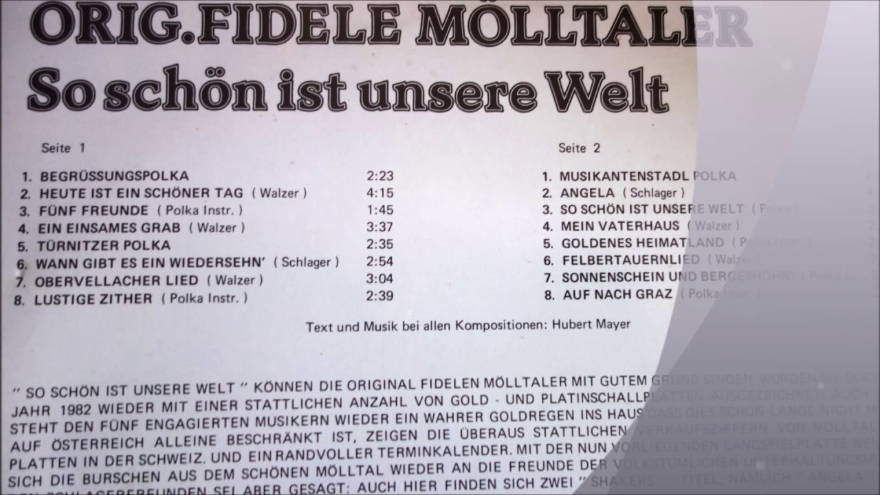 orig fidele mölltall so schön ist unsere welt 16   TITEL  1984
