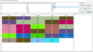 Let's run a FET example timetable!