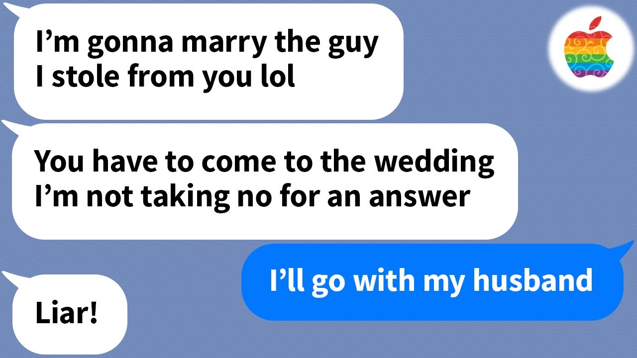 【Apple】 Моя сестра, сбежавшая с моим женихом, прислала мне приглашение на свадьбу.