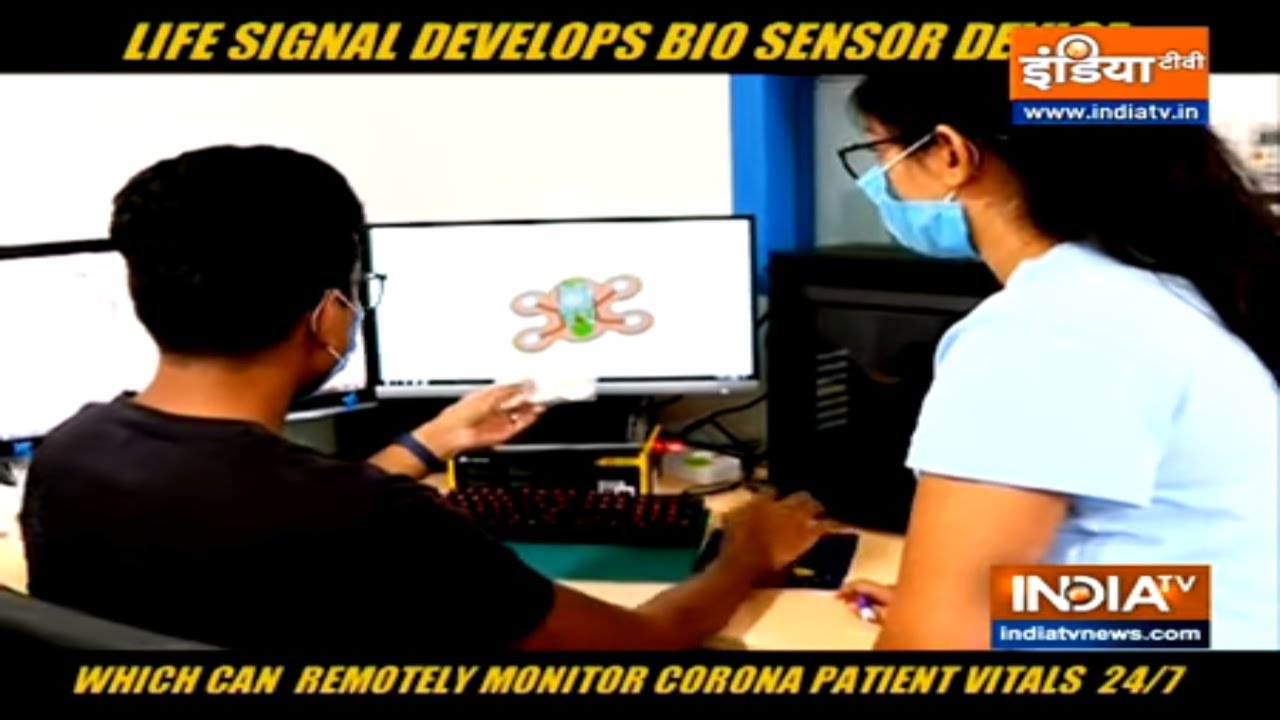 Here is a bio-sensor device that can monitor vitals of coronavirus patients