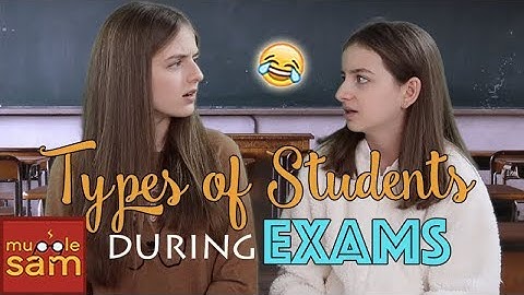 Sophia and Bella in Types of Embarrassing Students During EXAMS on Mugglesam