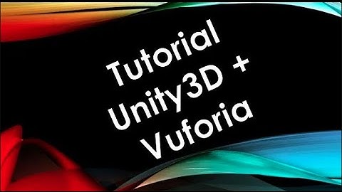 Realidade Aumentada com Vuforia e Unity3D #3