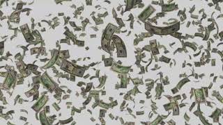 Piano  Relaxing Sounds The Beautiful View Of Money Falling Secret Lottery Numbers Are Shown