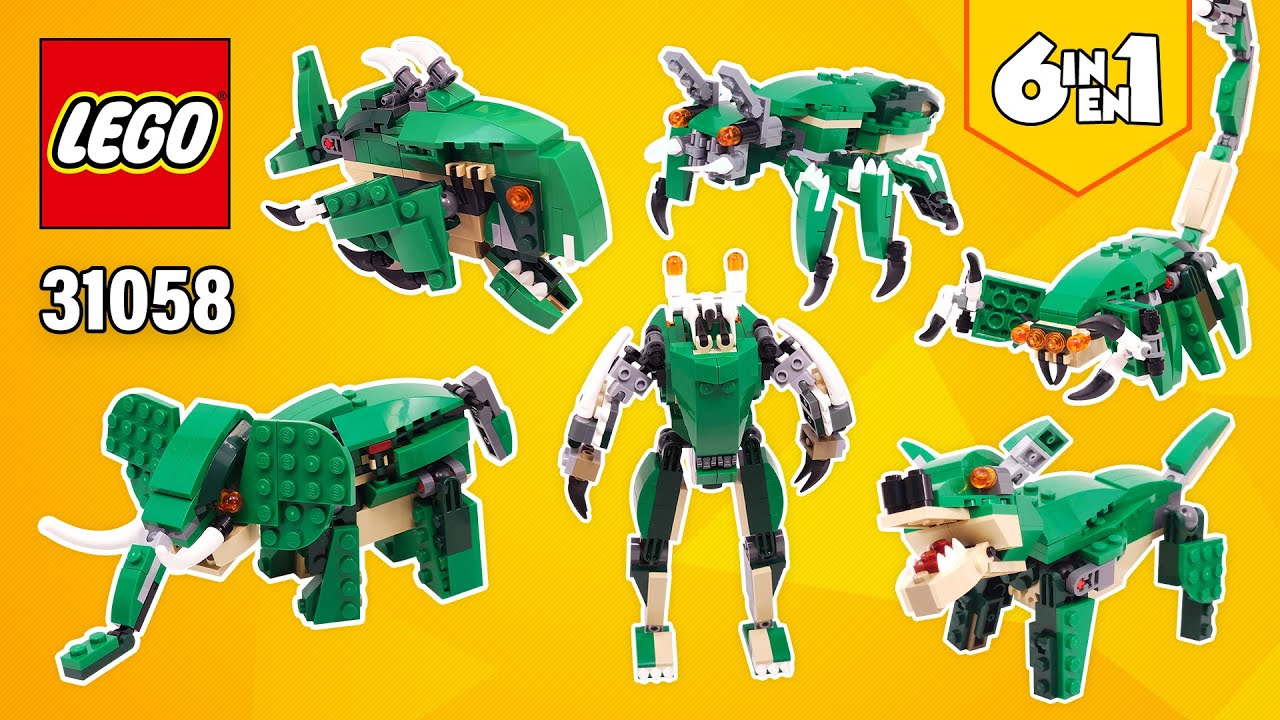 Lego Creator Alternate Builds [6in1](31058) Mighty Dinosaurs