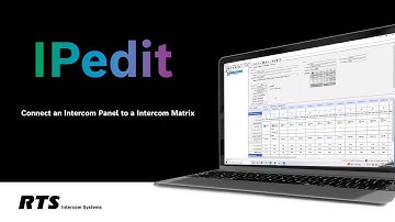 How to connect an intercom panel to your intercom matrix (IPedit)