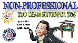 LTO EXAM REVIEWER FOR NON-PROFESSIONAL 2026 TAGALOG