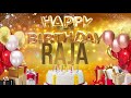 RAJA Happy Birthday Raja