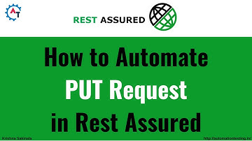 24. Automate PUT Request Using Rest Assured | API Testing Tutorial