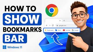 How To Show The Bookmarks Bar in Google Chrome