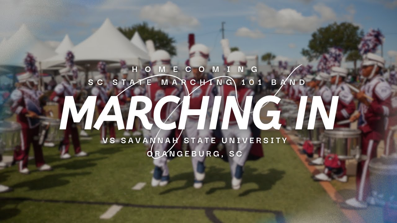 Marching In vs. Savannah State University | SCSU Marching 101 2025