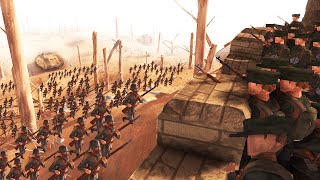 NEW WW1 Battle Simulator with IMMENSE SCALE! Rising Front: Attack of The Dead Men!