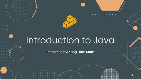 Introduction to Java - Workshop Playback | BuildingBloCS 2021
