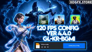 4.4⚙️IPHONE FEEL LAG FIX CONFIG🍎120 FPS UNLOCKED LAG FIX🚀100% WORKING WITH PROOF☑️BGMI/KR 4.4