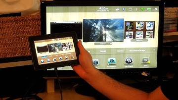 How to use Presentation Mode - Blackberry Playbook