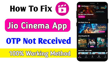 jio cinema app otp problem | jio cinema app otp not received
