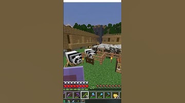 Minecraft but If I feed panda the video ends #shorts #minecraft #panda