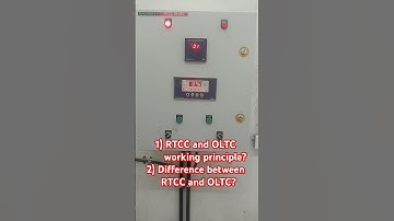 Difference between rtcc and oltc| rtcc panel kya hota hai| oltc panel kya hota hai #rtcc #oltc #avr