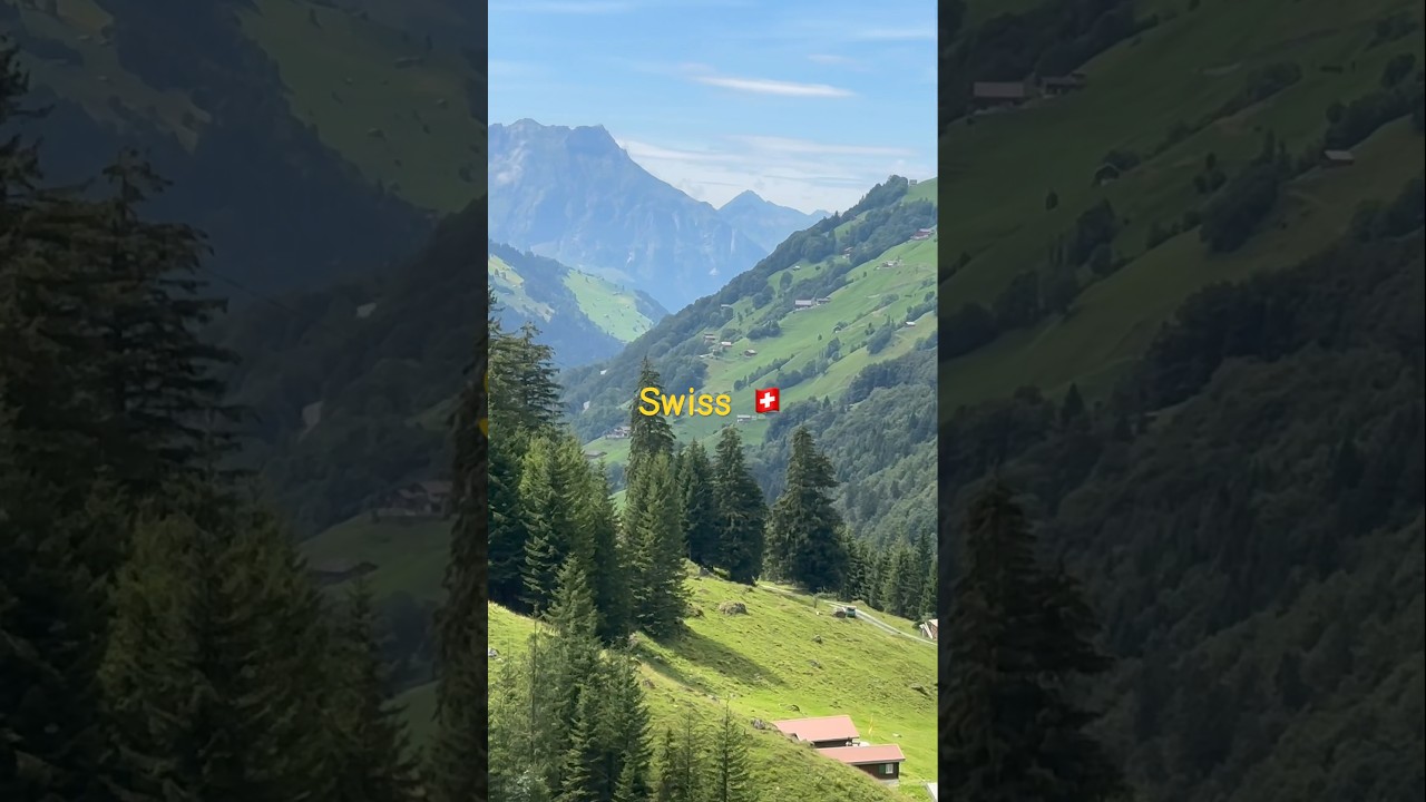 Beautiful Swiss valley 