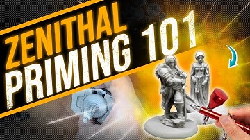 Miniature Painting POV "Over the shoulder" for Beginners: How to Zenithal Prime