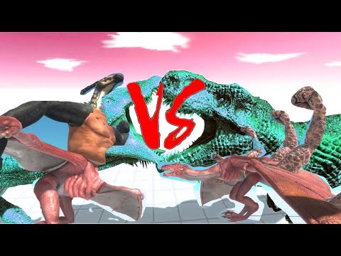 INCREDIBLE MUTANTS, HUMANS AND DINOSAURS FIGHT IN ANIMAL REVOLT BATTLE SIMULATOR