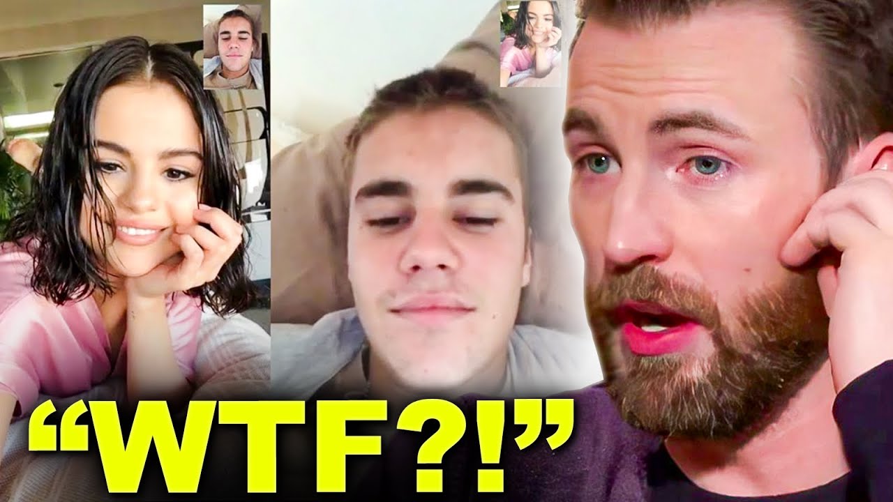 Chris Evans Reacts To Selena Gomez & Justin Bieber's Leaked Video Call!?