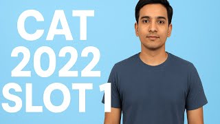 CAT 2022 Slot 1 Quant | Complete Solutions Part 2 | CAT Preparation 2025 #cat #cat2022 #cat2025