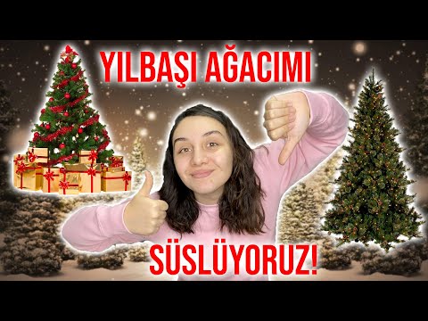 YILBAŞI AĞACIMI BİRLİKTE SÜSLEYELİM! 🎄 **CANLI ÇAM AĞACI & EV YAPIMI SÜSLER (DIY)**