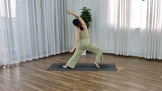 yoga inside flow warrior 3
