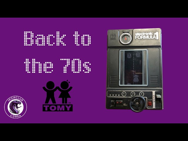 TOMY Electronic Formula 1 Handheld Game 1978 - YouTube