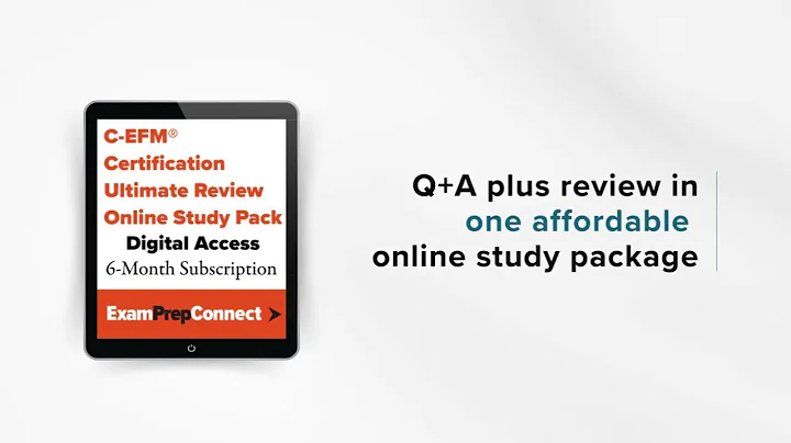 C-EFM® Certification Ultimate Review Online Study