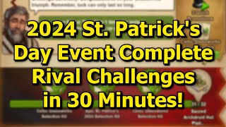 Forge of Empires: How to complete the Rival Challenges in UNDER 30 Minutes!  St. Patrick's Day Event