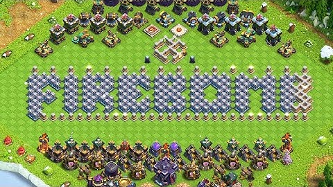 clash of clan showcase base by the name FIREBOMB 💣💣// COC BASE ART