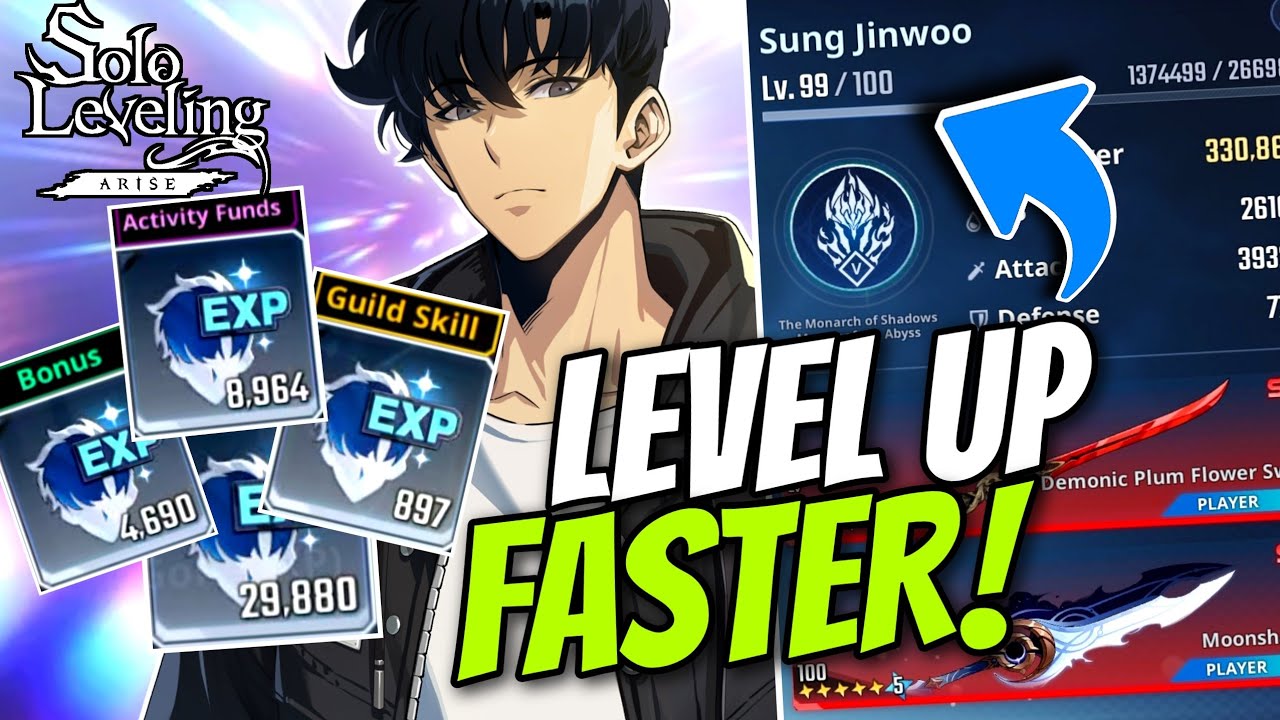 LEVEL UP YOUR SUNG JINWOO FASTER WITH THIS GUIDE! SECRET WAYS TO