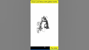 Lord shiva sketch using python❤🙏🙏#shorts#youtubeshorts ❤shiva tandav🙏🙏